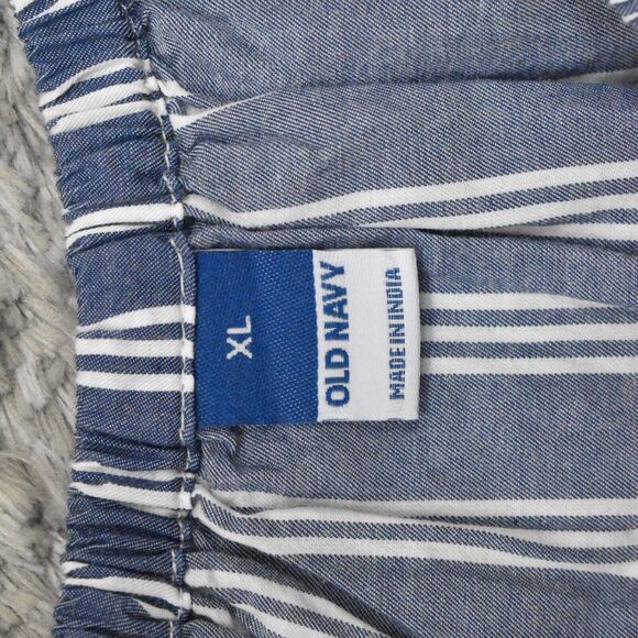 Old Navy Blue and White Striped Top - Picture 3 of 8